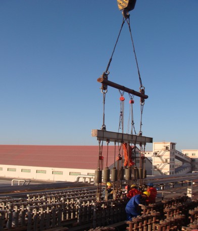 新疆阿克蘇華錦化肥有限責任公司年產(chǎn)30萬噸合成氨裝置一段爐(101-B)轉(zhuǎn)化爐管系(圖2)