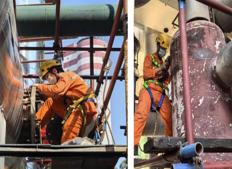 弘旭團總支青年突擊隊“戰(zhàn)高溫，斗酷暑”