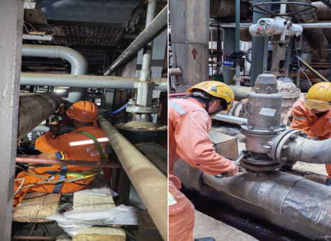 爭(zhēng)分奪秒搶進(jìn)度  顧全大局做先鋒——記設(shè)備制造安裝工程處安全閥作業(yè)組